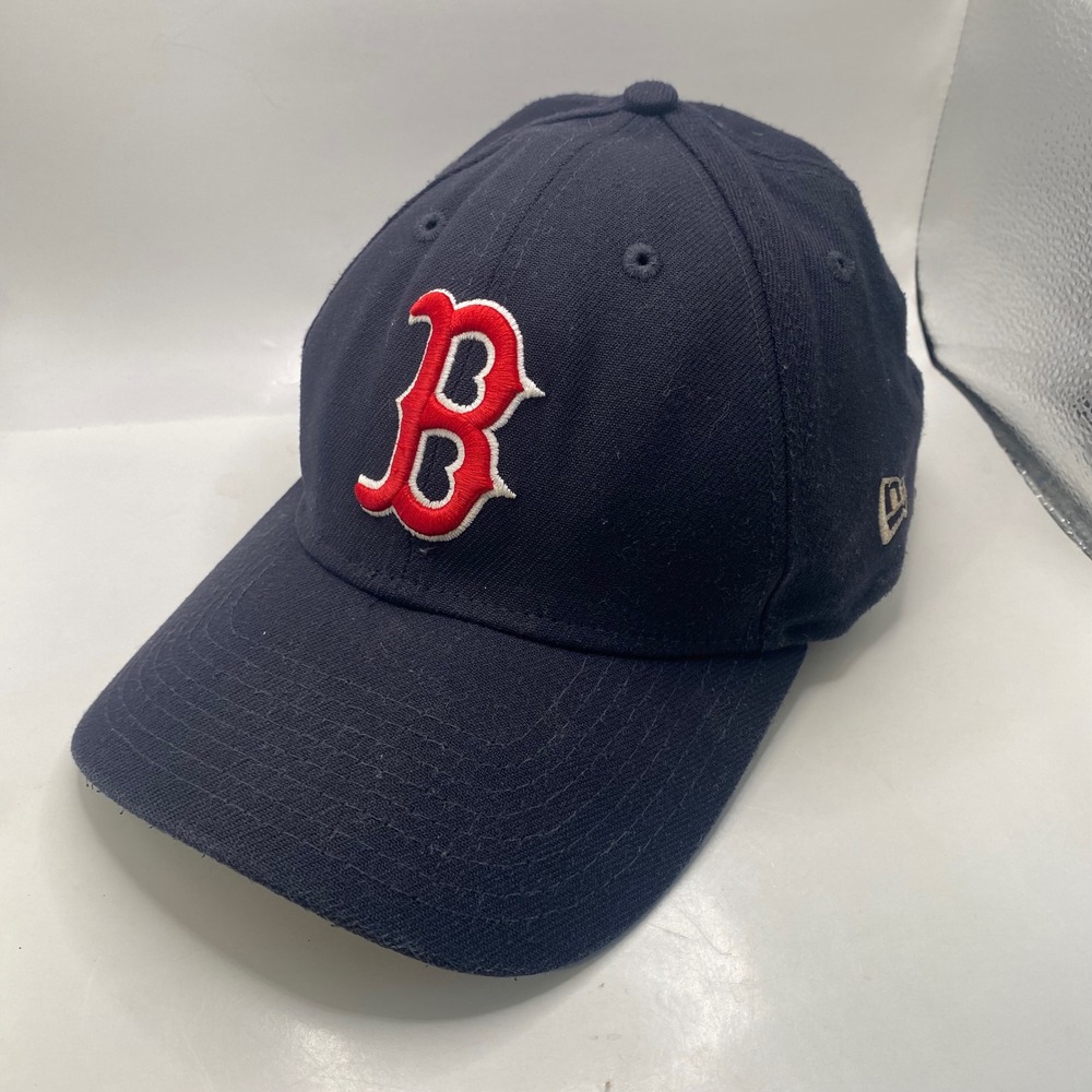 BOSTON RED SOX New Era 39THIRTY Cap M/L Navy Blue Stretch Fit MLB Baseball Hat